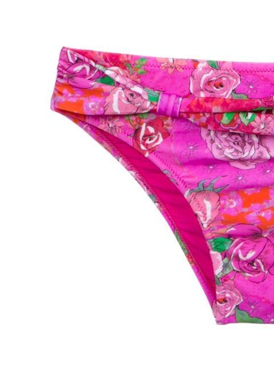 Shop Amir Slama Bandeau Bikini Set In Pink