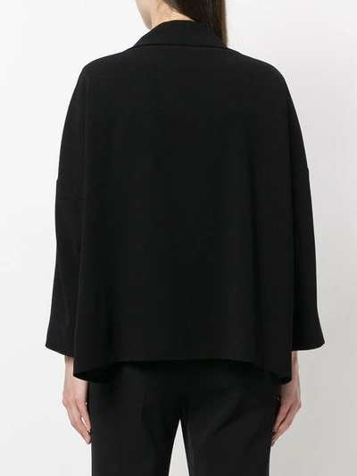 Shop Alberto Biani Single Breasted Jacket - Black