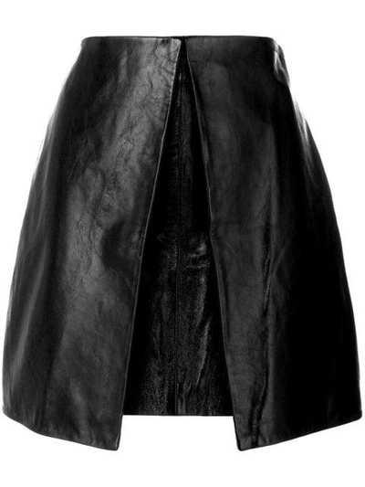 Shop Aalto Mini Layered Skirt In Black