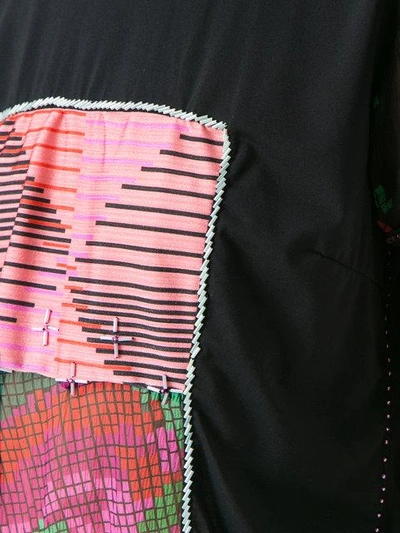 Amir Slama Panels Beaded Blouse In Black