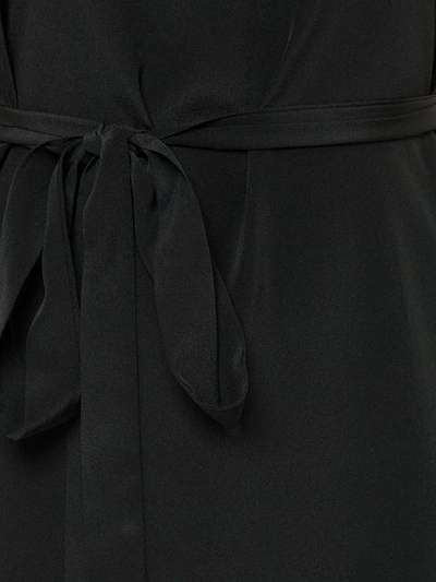 Shop Kacey Devlin Collapse Back Tie Neck Dress - Black