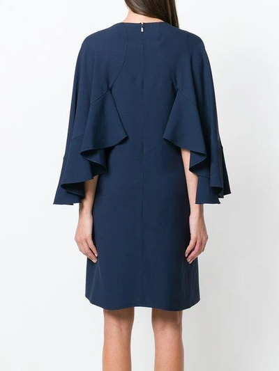 Shop Chloé Ruffle Sleeved Shift Dress