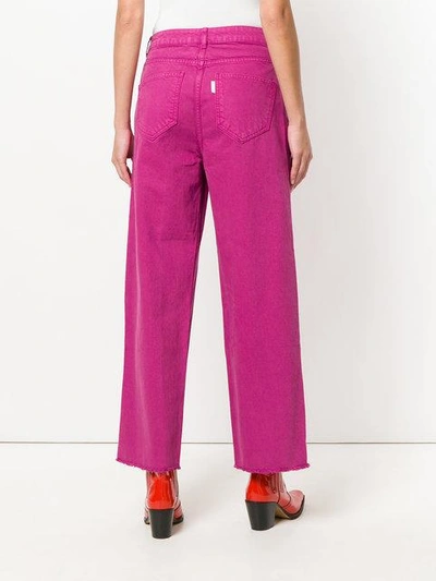 Shop Aalto Layered Wide Leg Trousers In Pink