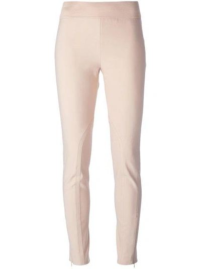Shop Stella Mccartney Zip Fastening Slim Trousers In Pink