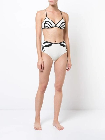 Shop Morgan Lane Reese Bikini Top In White