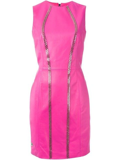 Shop Philipp Plein 'party' Dress - Pink