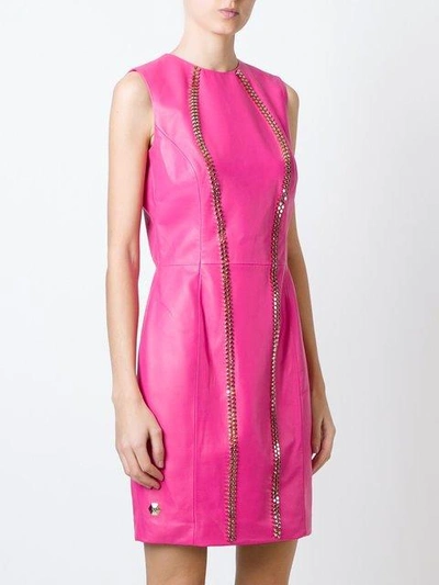 Shop Philipp Plein 'party' Dress - Pink