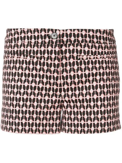 Shop Dondup Heart Print Shorts - Pink