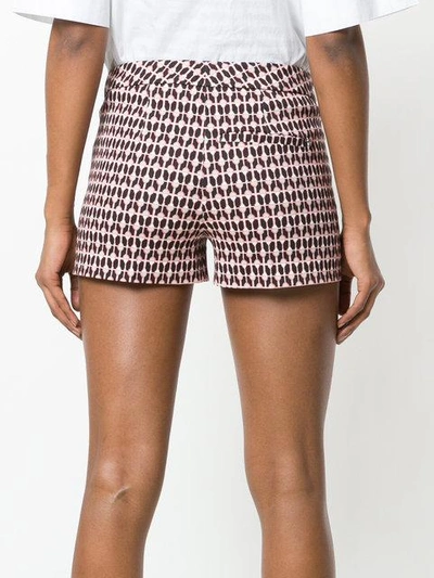 Shop Dondup Heart Print Shorts - Pink