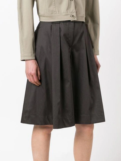 Shop Jil Sander Pleated Wide In Green