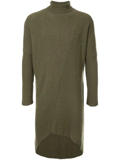 Shop First Aid To The Injured Veli Knit Turtleneck Sweater In Green