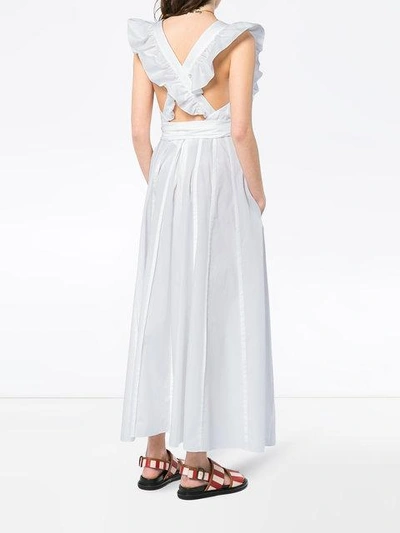 Shop Three Graces Josephine Dress With Waist Tie In White