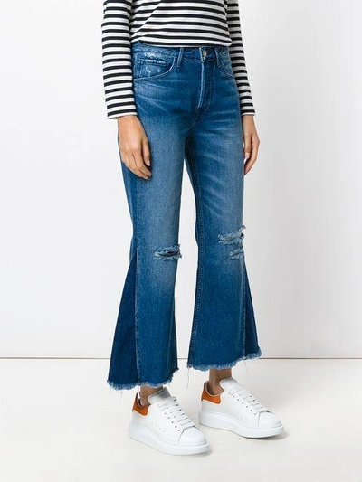 Shop 3x1 W4 Higher Ground Gusset Crop Jeans In Blue