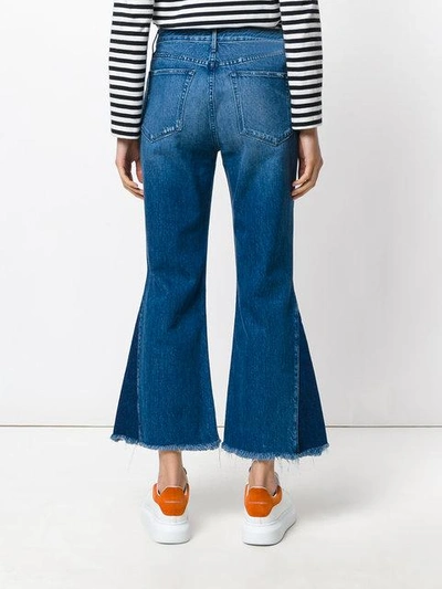 Shop 3x1 W4 Higher Ground Gusset Crop Jeans In Blue