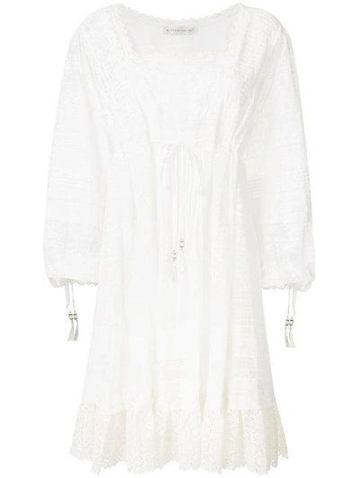 Shop Etro Peasant-style Dress - White