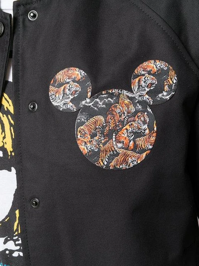 Shop Marcelo Burlon County Of Milan Mickey Mouse Bomber Jacket - Black