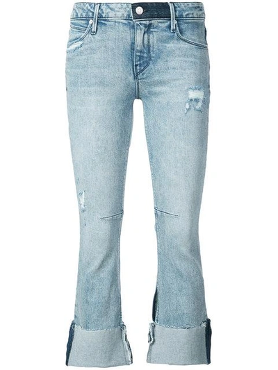 Shop Rta Prince Cropped Jeans In Blue