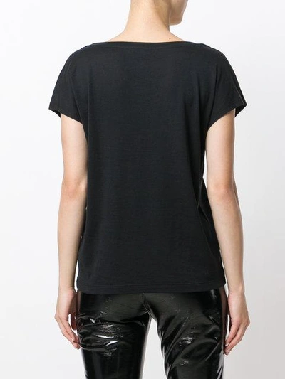 Shop Alexander Wang T By  V-neck T-shirt - Black