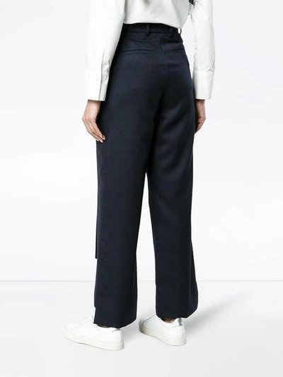 Shop Shushu-tong Wool Trousers With Belt