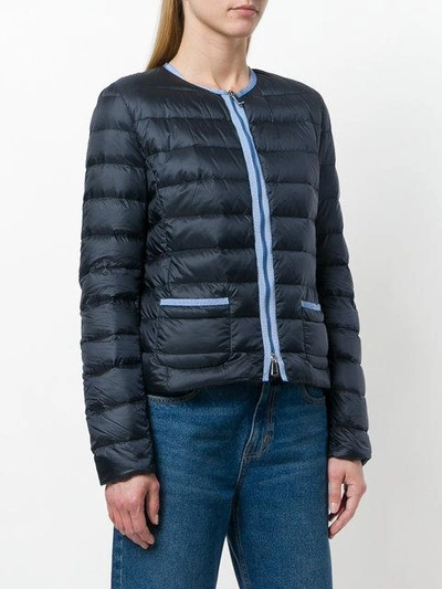 Shop Moncler Zipped Padded Jacket