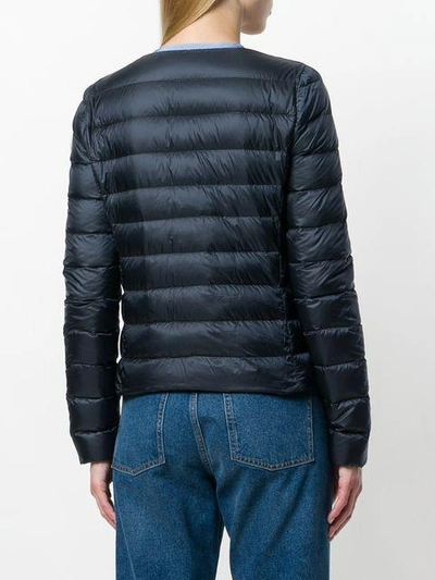 Shop Moncler Zipped Padded Jacket