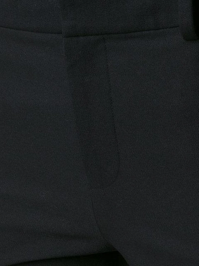 Shop Derek Lam 10 Crosby Crosby Cropped Flare Trouser In Black