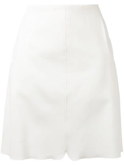 Shop Giambattista Valli Front Pocket Skirt - White