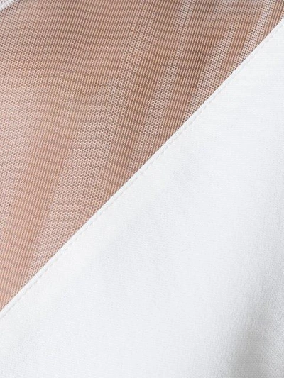 Shop Stella Mccartney Tuxedo Peplum Tank Top In White