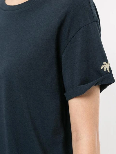 Shop The Upside Embroidered Detail T-shirt - Blue