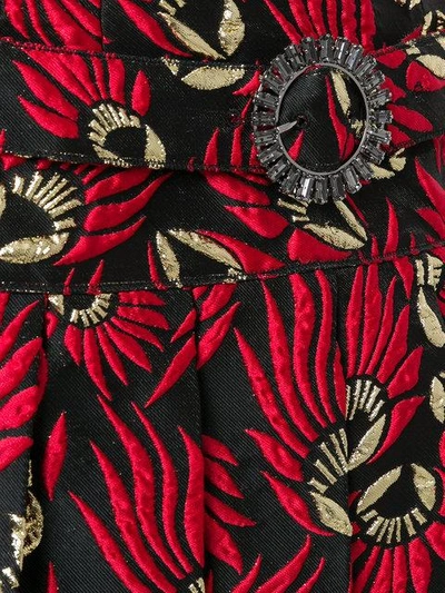 Shop Dolce & Gabbana Jacquard-rock Mit Falten - Rot In Red