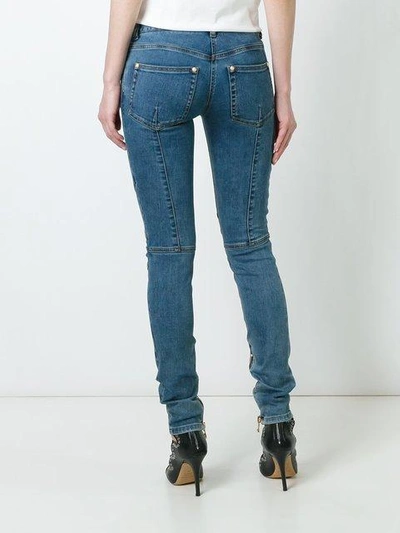 Shop Balmain Skinny Jeans - Blue