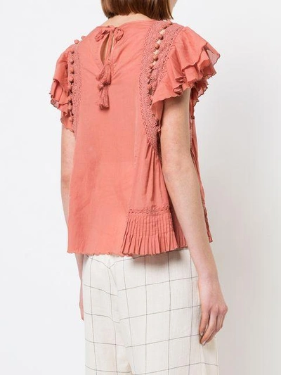 Shop Sea Khloe Pompom Blouse