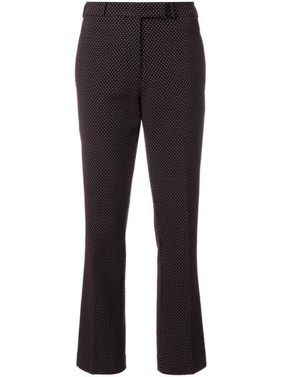 Shop Etro Cropped Trousers - Black
