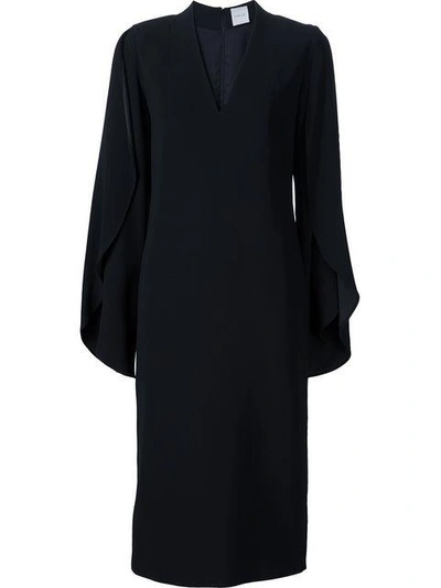 Shop Dion Lee 'spiral Sleeve' Dress - Black