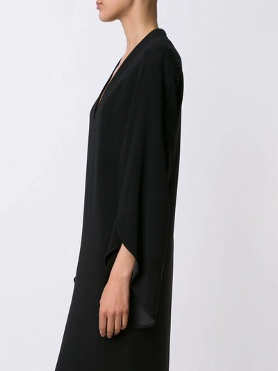 Shop Dion Lee 'spiral Sleeve' Dress - Black