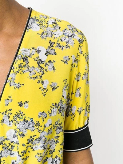 Shop Rag & Bone Floral Print Zip Front Dress