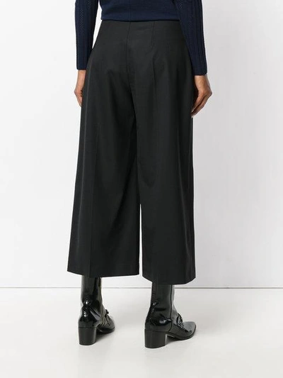 Shop Kenzo Tailored Culottes In Black