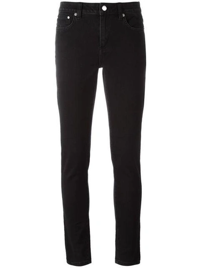 Shop Michael Michael Kors Skinny Jeans In Black