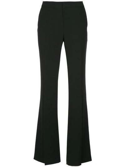 Shop Goen J Pleated Wide Leg Trousers In Black