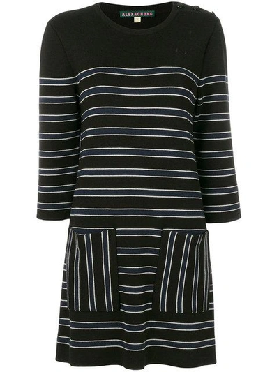 Shop Alexa Chung Striped Mini Dress