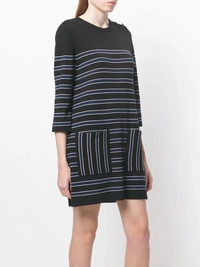 Shop Alexa Chung Striped Mini Dress