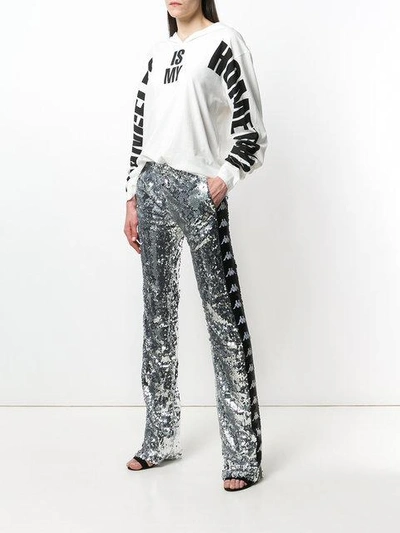 Kappa sequin trousers