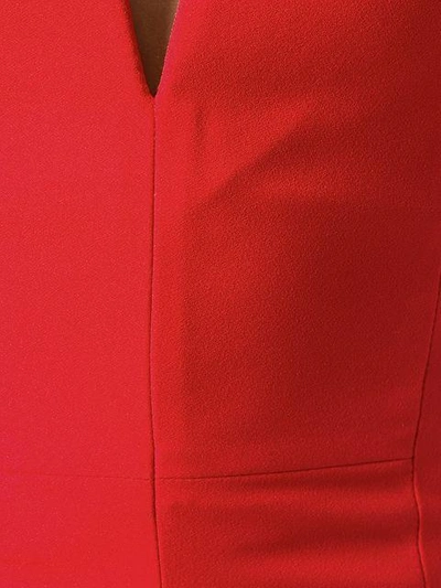 Shop Galvan Signature Corset Jumpsuit - Red