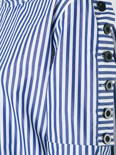 Shop Strateas Carlucci Sterile Funnel Shirt - Blue