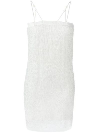Shop Yes Master Embellished Slip Dress - White