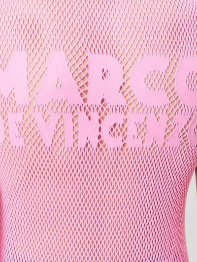 Shop Marco De Vincenzo Ultrapharum Net Vest In Pink