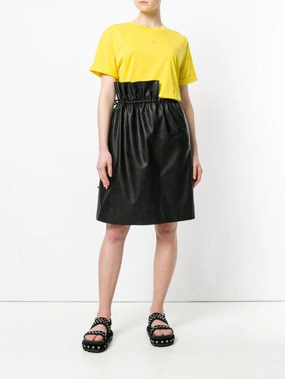 Shop Stella Mccartney Short Sleeved T-shirt In Yellow & Orange