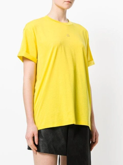 Shop Stella Mccartney Short Sleeved T-shirt In Yellow & Orange