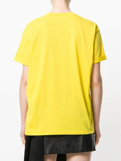 Shop Stella Mccartney Short Sleeved T-shirt In Yellow & Orange