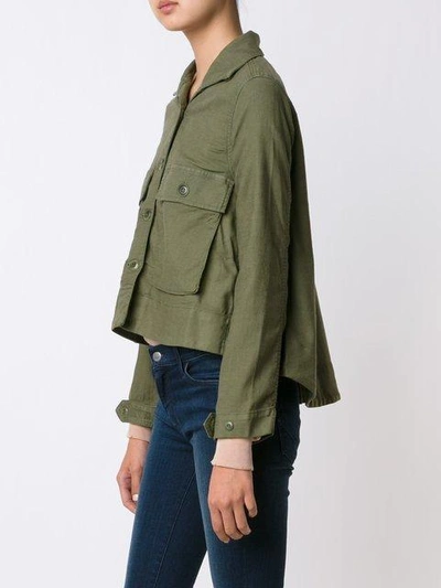 Shop The Great Cropped Jacket - Green